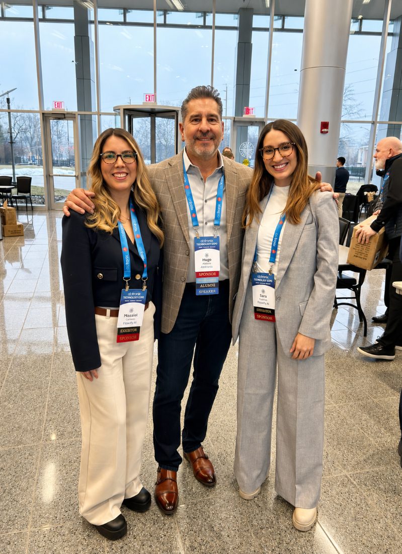 The team at the technology expo